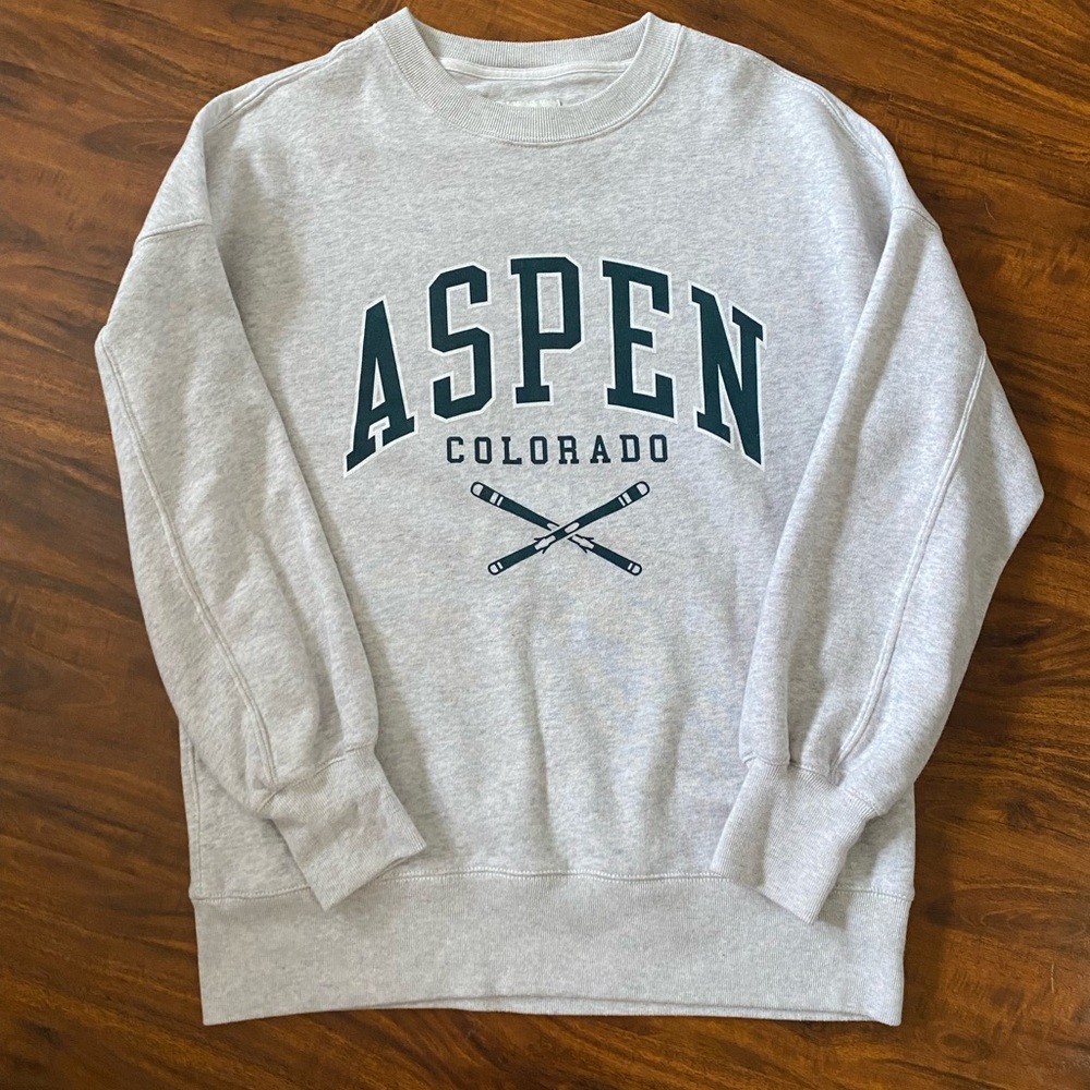 abercrombie and fitch aspen crewneck